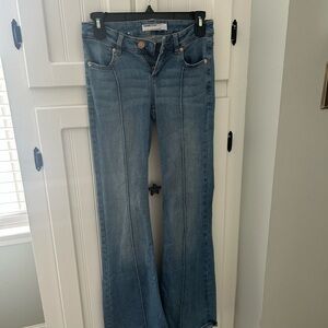 Garage Light Blue Flare Jeans